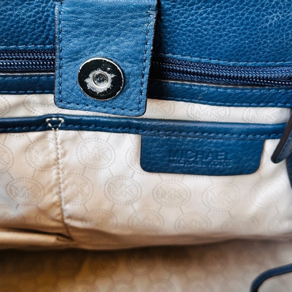 MICHAEL KORS Blue Leather 2 way bag - Picture 14 of 17